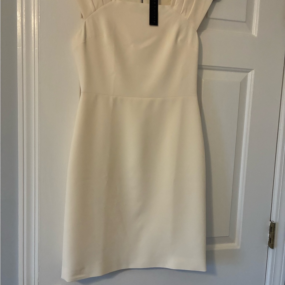 Alice + Olivia Cream Mini Dress